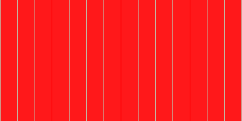 #ff181a, #caa393 vertical lines, two pixels wide, fifty-five pixels apart