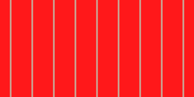 #ff181a, #caa393 vertical lines, seven pixels wide, eighty-two pixels apart