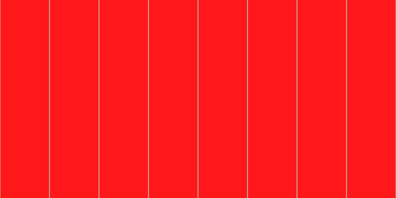#ff181a, #caa393 vertical lines, two pixels wide, ninety-eight pixels apart