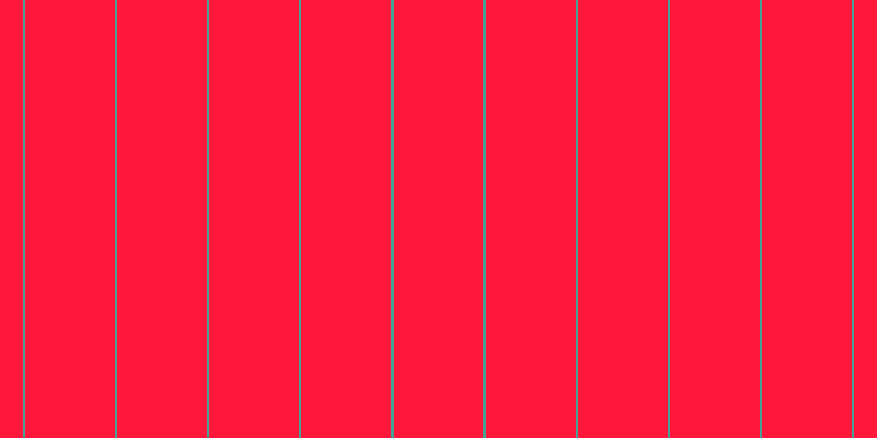 #ff183b, #46a393 vertical lines, two pixels wide, eighty-two pixels apart