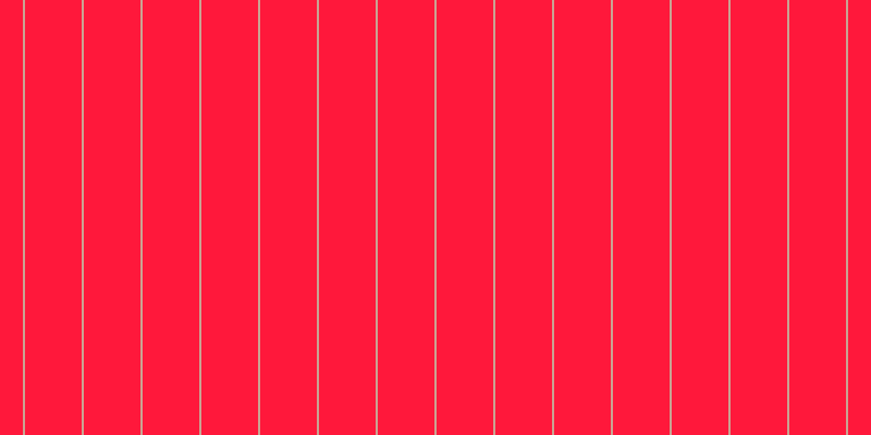 #ff183b, #caa393 vertical lines, two pixels wide, fifty-two pixels apart