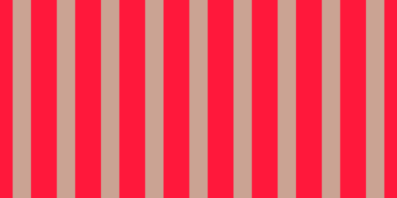 #ff183b, #caa393 vertical lines, thirty-seven pixels wide, fifty-two pixels apart