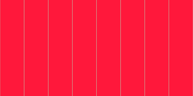 #ff183b, #caa393 vertical lines, two pixels wide, ninety-eight pixels apart