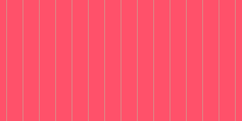 #ff183b (75%), #caa393 vertical lines, two pixels wide, fifty-two pixels apart