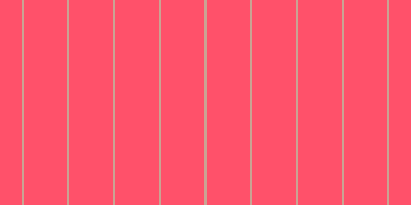 #ff183b (75%), #caa393 vertical lines, four pixels wide, eighty-five pixels apart