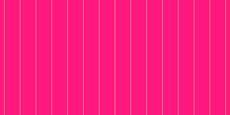 #ff187d, #eba393 vertical lines, two pixels wide, fifty-three pixels apart