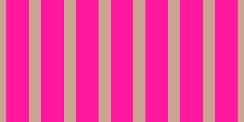 #ff189e, #caa393 vertical lines, forty pixels wide, seventy-four pixels apart