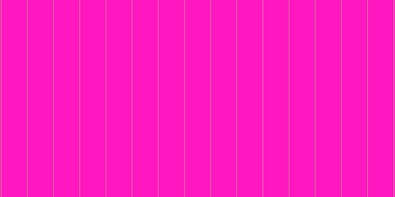 #ff18bf, #caa393 vertical lines, one pixels wide, fifty-two pixels apart
