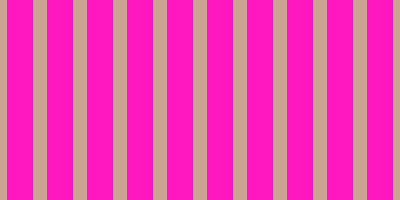 #ff18bf, #caa393 vertical lines, twenty-eight pixels wide, fifty-two pixels apart