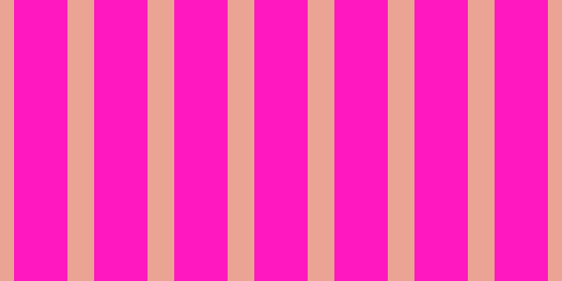 #ff18bf, #eba393 vertical lines, thirty-eight pixels wide, seventy-six pixels apart