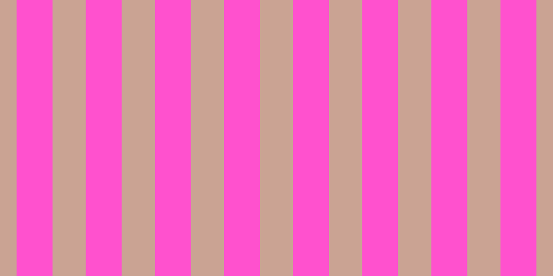#ff18bf (75%), #caa393 vertical lines, forty-eight pixels wide, fifty-two pixels apart