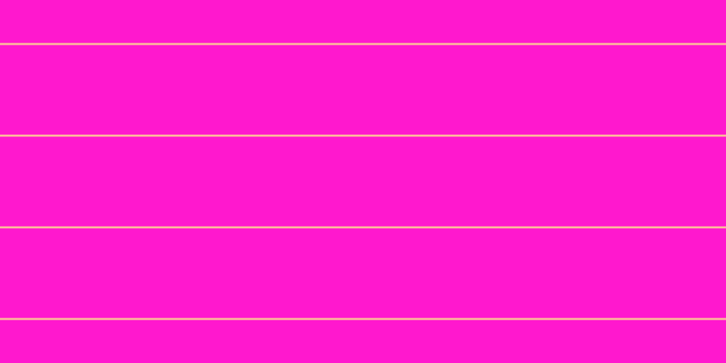 #ff18ce, #fcd393 horizontal lines, two pixels wide, ninety-nine pixels apart