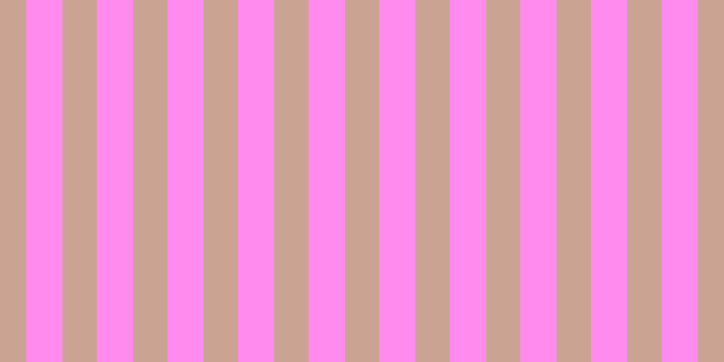 #ff18e0 (50%), #caa393 vertical lines, thirty-eight pixels wide, forty pixels apart