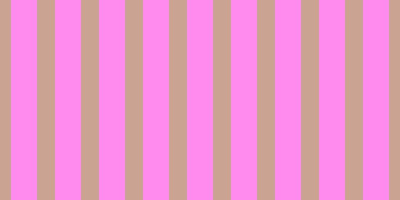 #ff18e0 (50%), #caa393 vertical lines, thirty-six pixels wide, fifty-two pixels apart