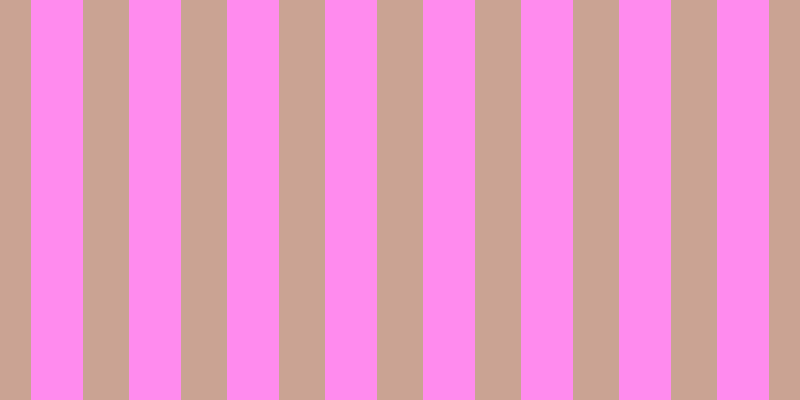 #ff18e0 (50%), #caa393 vertical lines, forty-six pixels wide, fifty-two pixels apart