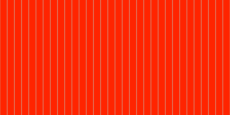 #ff2400, #caa393 vertical lines, two pixels wide, twenty-three pixels apart