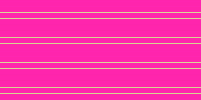 #ff25ac, #dbd393 horizontal lines, two pixels wide, twenty-three pixels apart