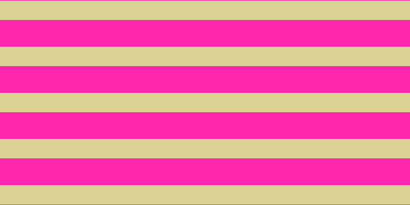 #ff25ac, #dbd393 horizontal lines, thirty-eight pixels wide, fifty-two pixels apart
