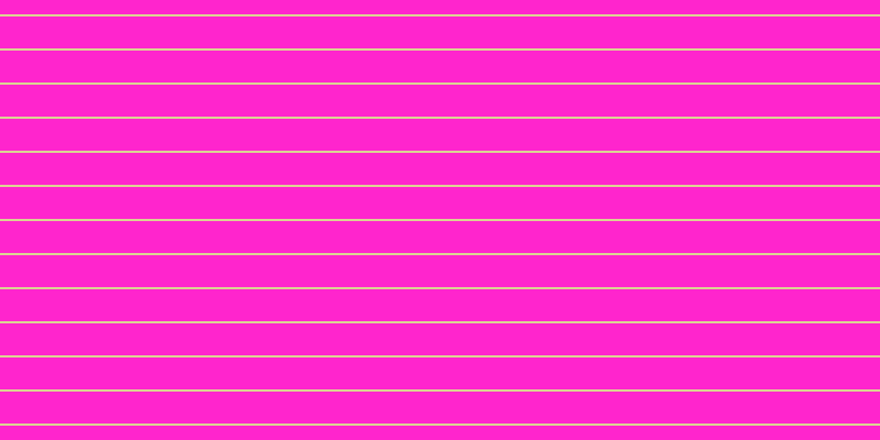 #ff25cd, #dbd393 horizontal lines, two pixels wide, twenty-nine pixels apart