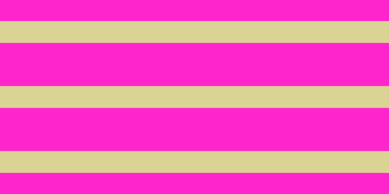 #ff25cd, #dbd393 horizontal lines, forty-five pixels wide, eighty-nine pixels apart