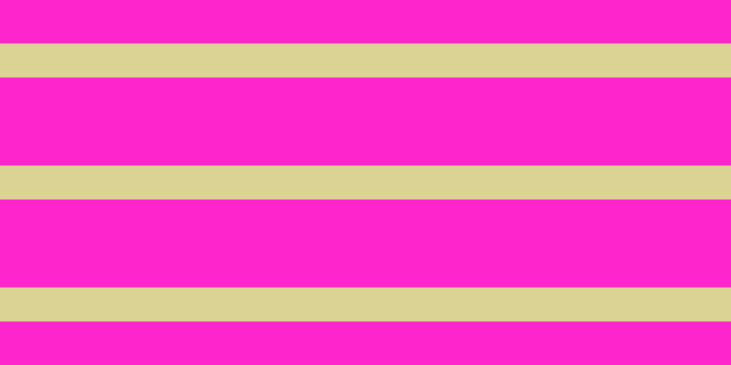 #ff25cd, #dbd393 horizontal lines, thirty-seven pixels wide, ninety-seven pixels apart