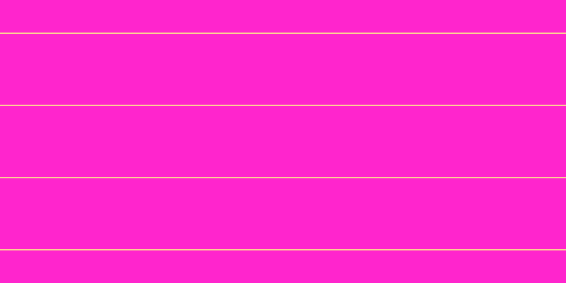 #ff25cd, #fcd393 horizontal lines, two pixels wide, one hundred pixels apart