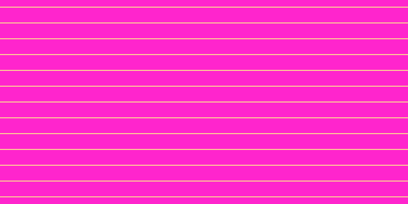 #ff25cd, #fcd393 horizontal lines, two pixels wide, twenty-nine pixels apart