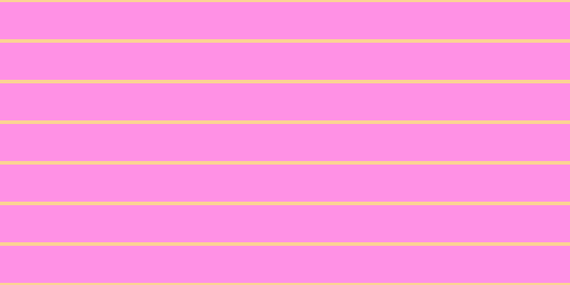 #ff25cd (50%), #fcd393 horizontal lines, five pixels wide, fifty-two pixels apart