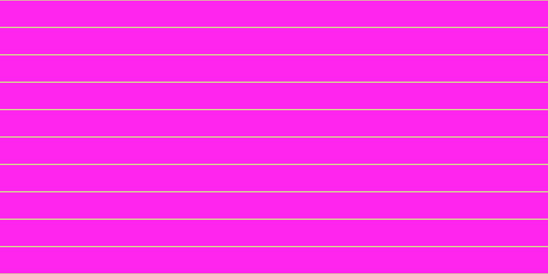 #ff25ee, #dbd393 horizontal lines, two pixels wide, thirty-eight pixels apart