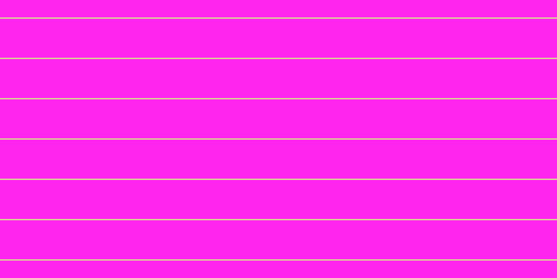 #ff25ee, #dbd393 horizontal lines, two pixels wide, fifty-six pixels apart