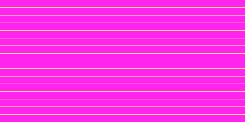 #ff25ee, #fcd393 horizontal lines, two pixels wide, twenty-three pixels apart