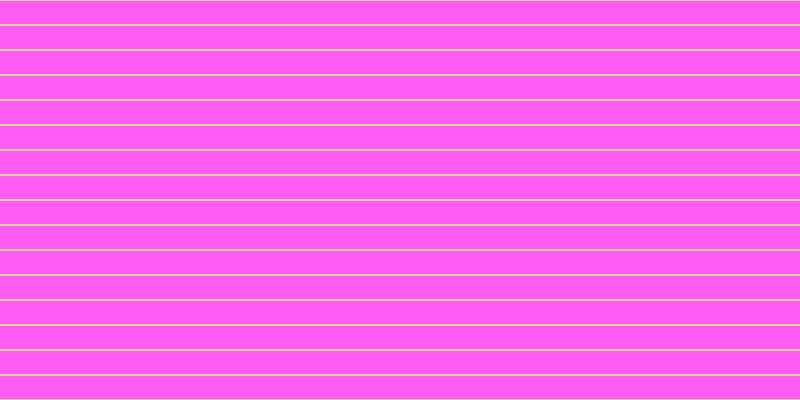 #ff25ee (75%), #dbd393 horizontal lines, two pixels wide, twenty-three pixels apart
