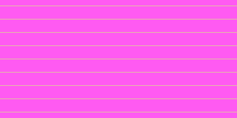 #ff25ee (75%), #dbd393 horizontal lines, two pixels wide, forty-three pixels apart
