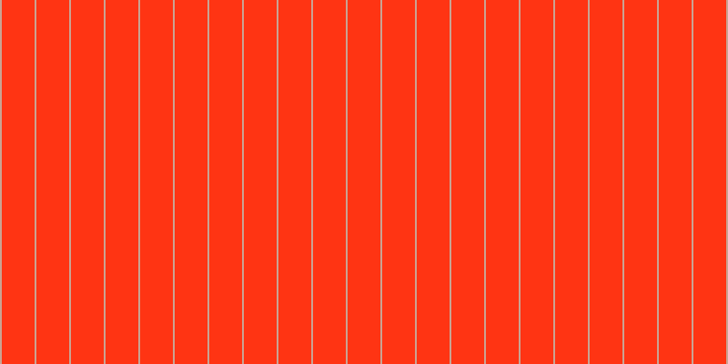 #ff3413, #caa393 vertical lines, two pixels wide, thirty-six pixels apart