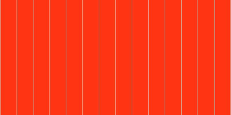 #ff3413, #caa393 vertical lines, two pixels wide, fifty-five pixels apart