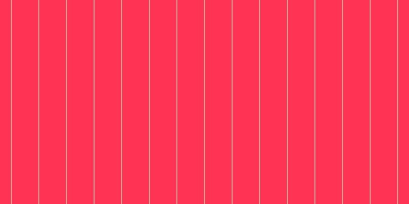 #ff3455, #caa393 vertical lines, two pixels wide, fifty-two pixels apart