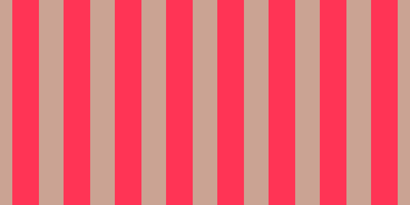 #ff3455, #caa393 vertical lines, forty-eight pixels wide, fifty-two pixels apart