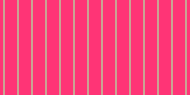 #ff3476, #caa393 vertical lines, seven pixels wide, fifty-two pixels apart