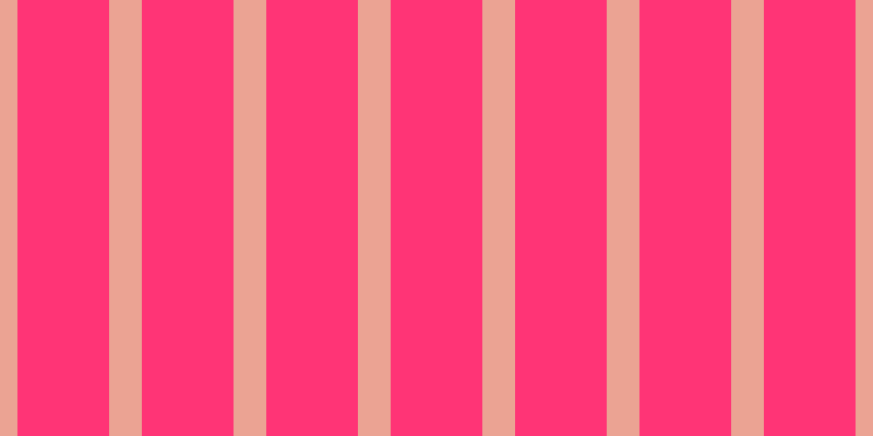 #ff3476, #eba393 vertical lines, thirty pixels wide, eighty-four pixels apart