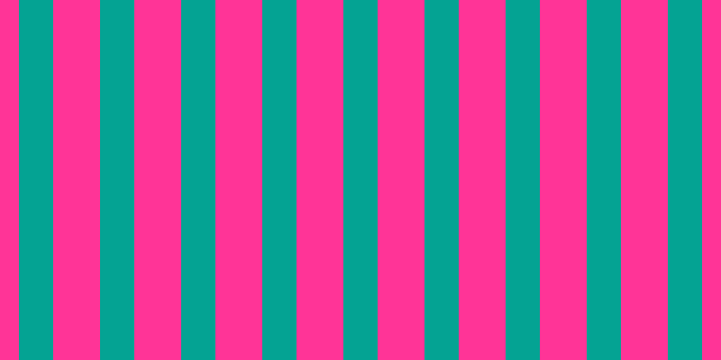 #ff3497, #04a393 vertical lines, thirty-eight pixels wide, fifty-two pixels apart