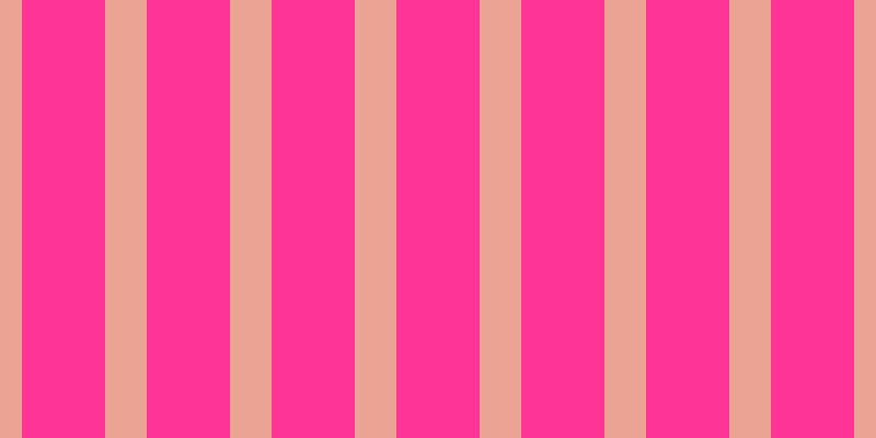 #ff3497, #eba393 vertical lines, thirty-eight pixels wide, seventy-six pixels apart