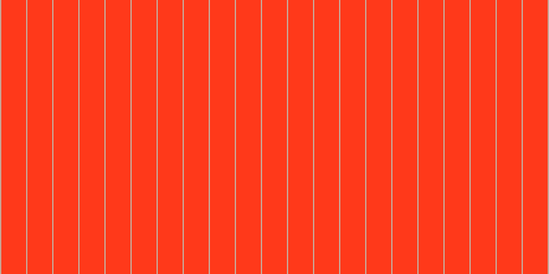#ff391a, #caa393 vertical lines, two pixels wide, thirty-six pixels apart