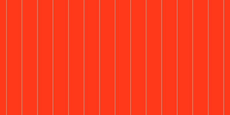 #ff391a, #caa393 vertical lines, two pixels wide, fifty-two pixels apart