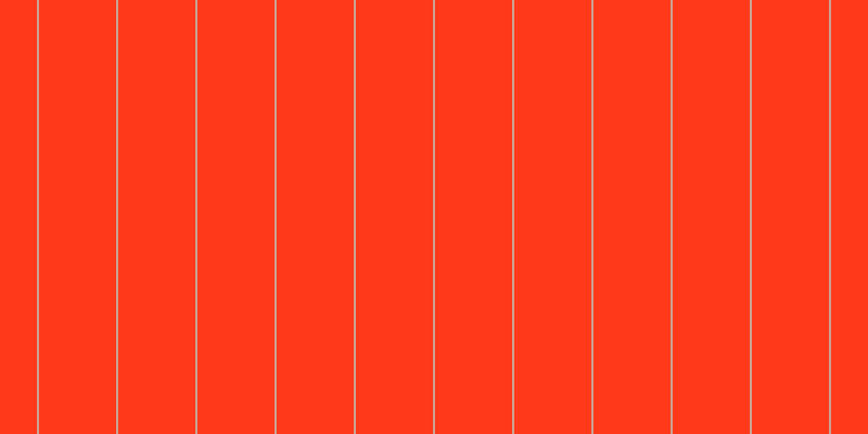 #ff391a, #caa393 vertical lines, two pixels wide, seventy-one pixels apart