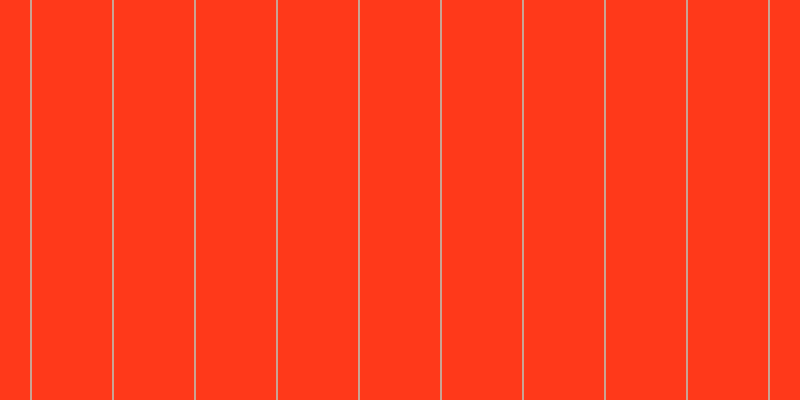#ff391a, #caa393 vertical lines, two pixels wide, eighty pixels apart