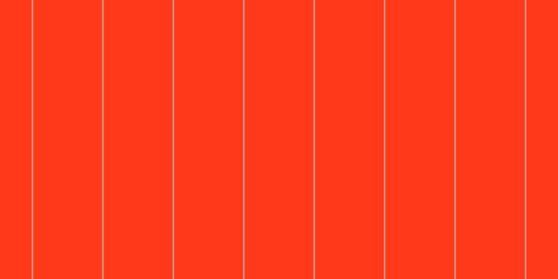 #ff391a, #caa393 vertical lines, two pixels wide, ninety-nine pixels apart