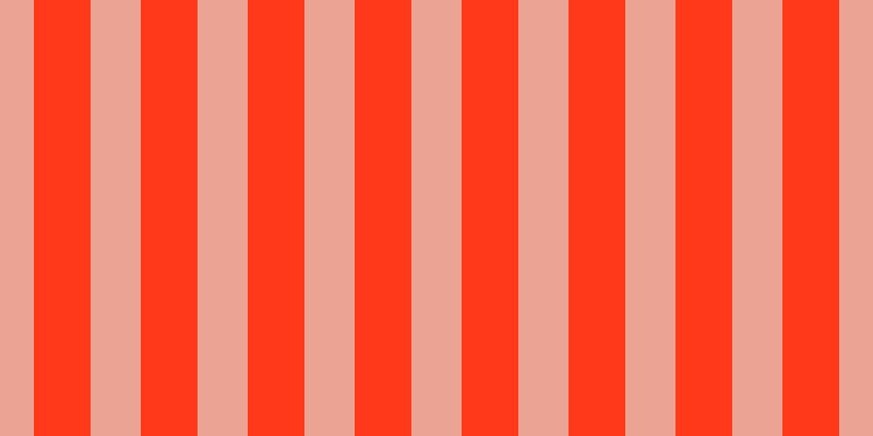 #ff391a, #eba393 vertical lines, forty-six pixels wide, fifty-two pixels apart