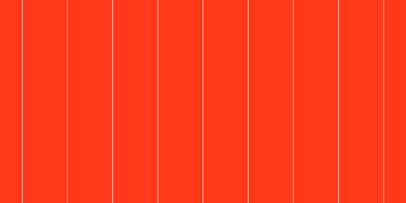 #ff391a, #eba393 vertical lines, two pixels wide, eighty-seven pixels apart