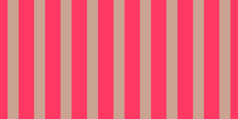 #ff3963, #caa393 vertical lines, thirty-seven pixels wide, fifty-two pixels apart
