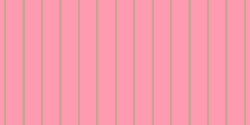 #ff3963 (50%), #caa393 vertical lines, seven pixels wide, fifty-two pixels apart